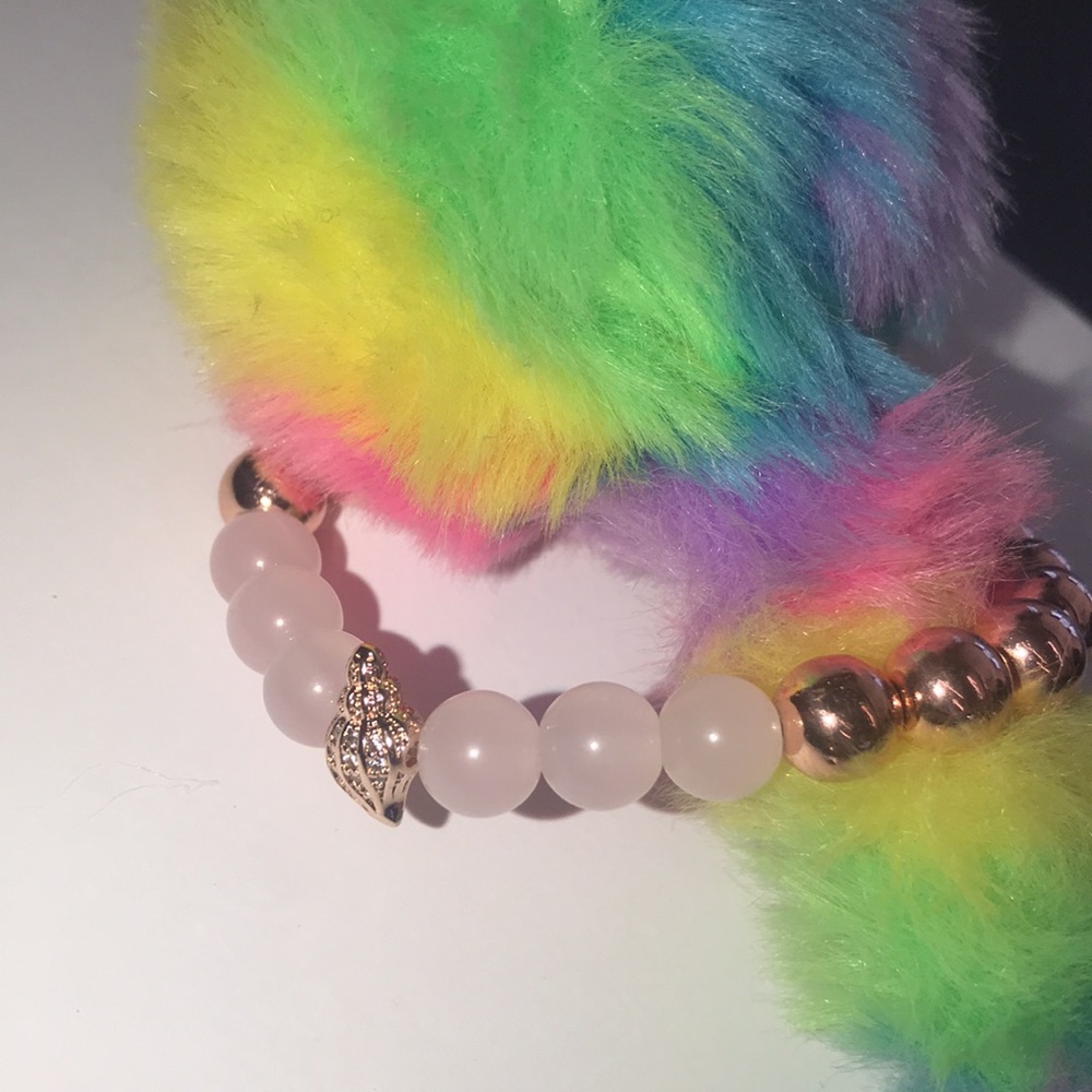 HANDMADE DURABLE ROSE QUARTZ/HERMATITE  BRACELETS - Picture 3 of 5